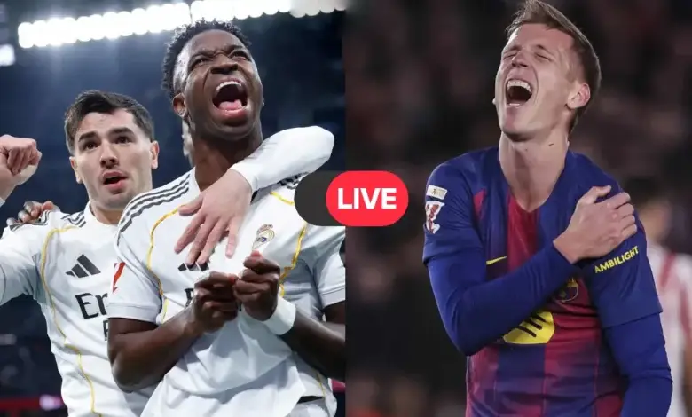 برشلونة وريال مدريد بث مباشر - بث مباشر مباراة برشلونة وريال مدريد في الدوري الإسباني الي…