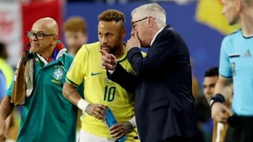 أنشيلوتي يغلق الباب أمام عودة نيمار إلى منتخب البرازيل