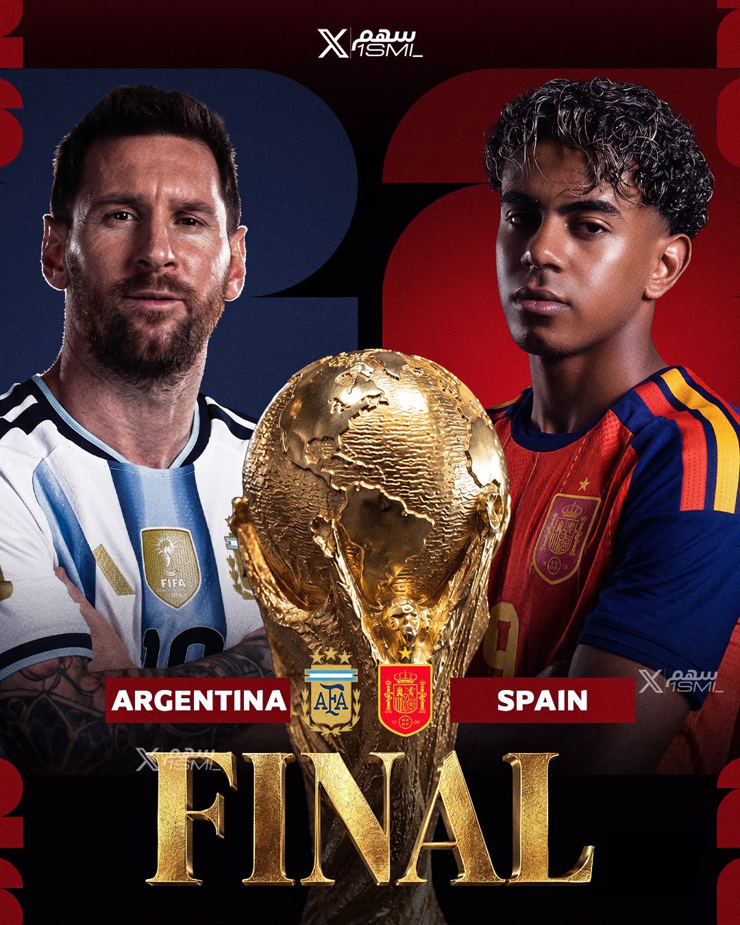 بث مباشر إسبانيا والأرجنتين اليوم.. القنوات الناقلة لنهائي كأس العالم 2026 وأين يمكن مشاهدة المباراة؟